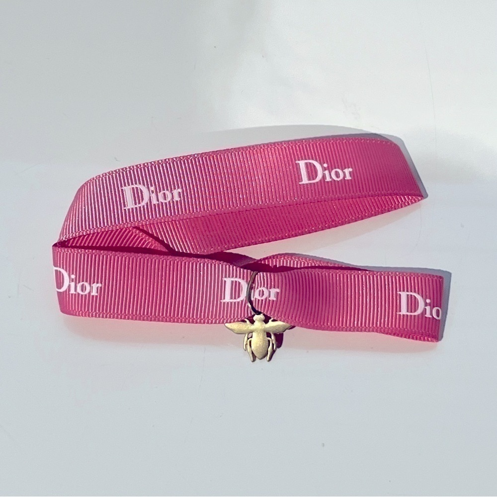 Dior  wrap bracelet with bumblebee charm